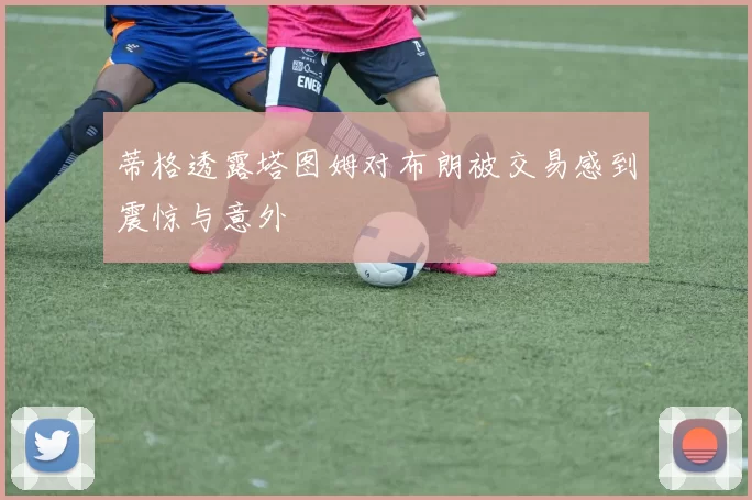 蒂格透露塔图姆对布朗被交易感到震惊与意外